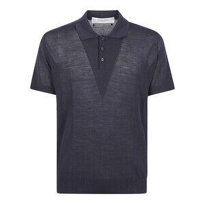 Golden Goose Classic Blue Wool Polo Shirt - NWT
